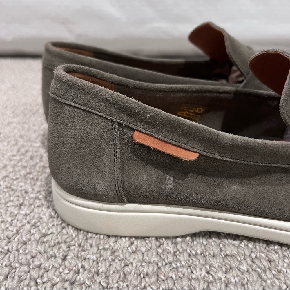 Rodd & Gunn Men Moana Loafer Shoes Size 12, 45 Green Gray Slip On Suede Leather - Picture 9 of 16